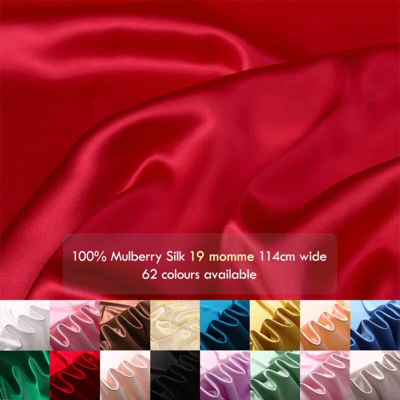 19 momme mulberry satin fabrics