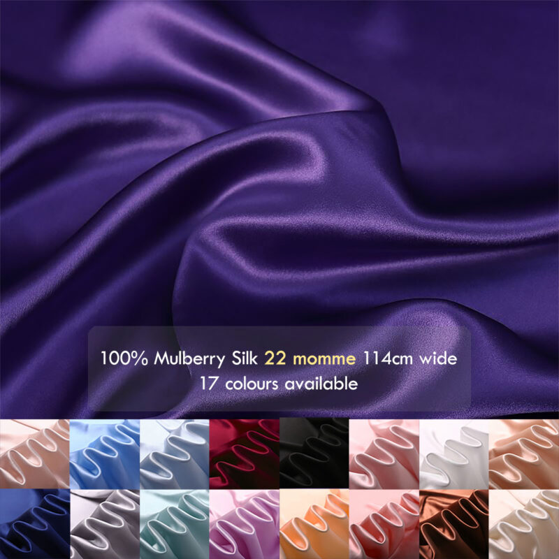 22 momme mulberry silk charmeuse