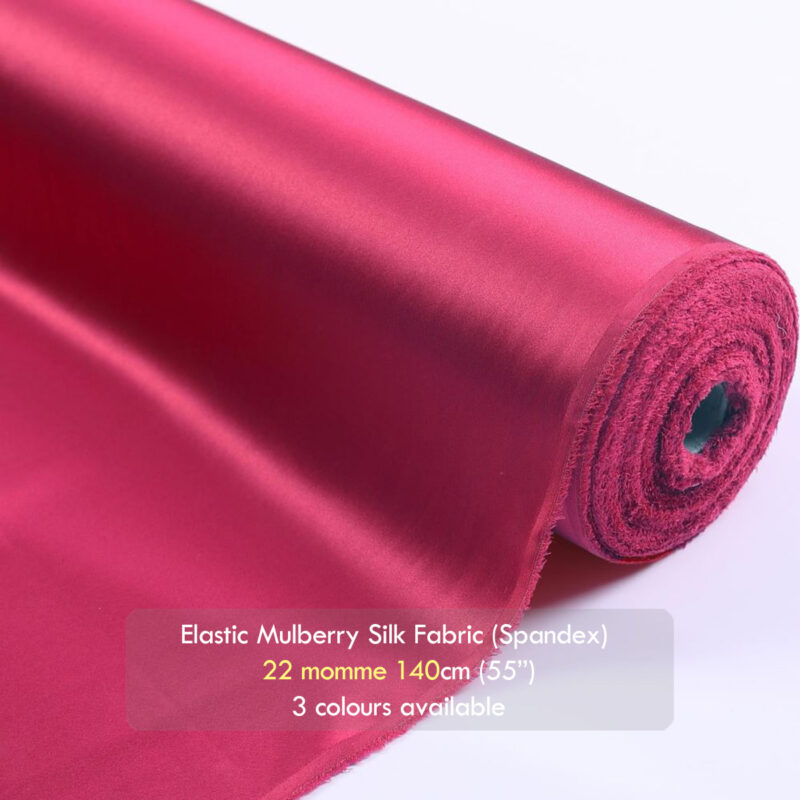 22 momme stretch Silk satin fabric