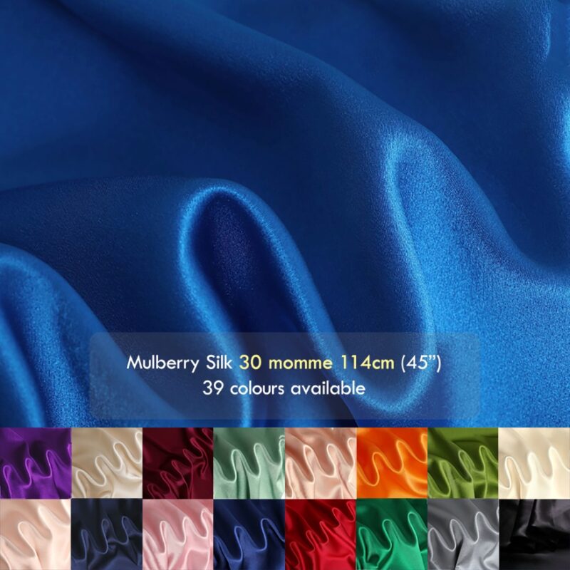 heavyweight 30momme mulberry silk satin