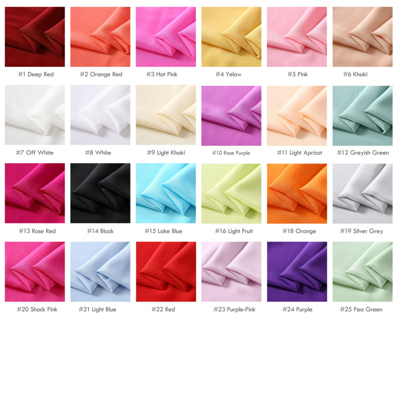 16 momme Silk crepe de chine fabrics / CDC, 114cm luxury Natural Mulberry silk for dress shirts - Image 9